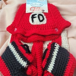 Hat booties and diaper cover